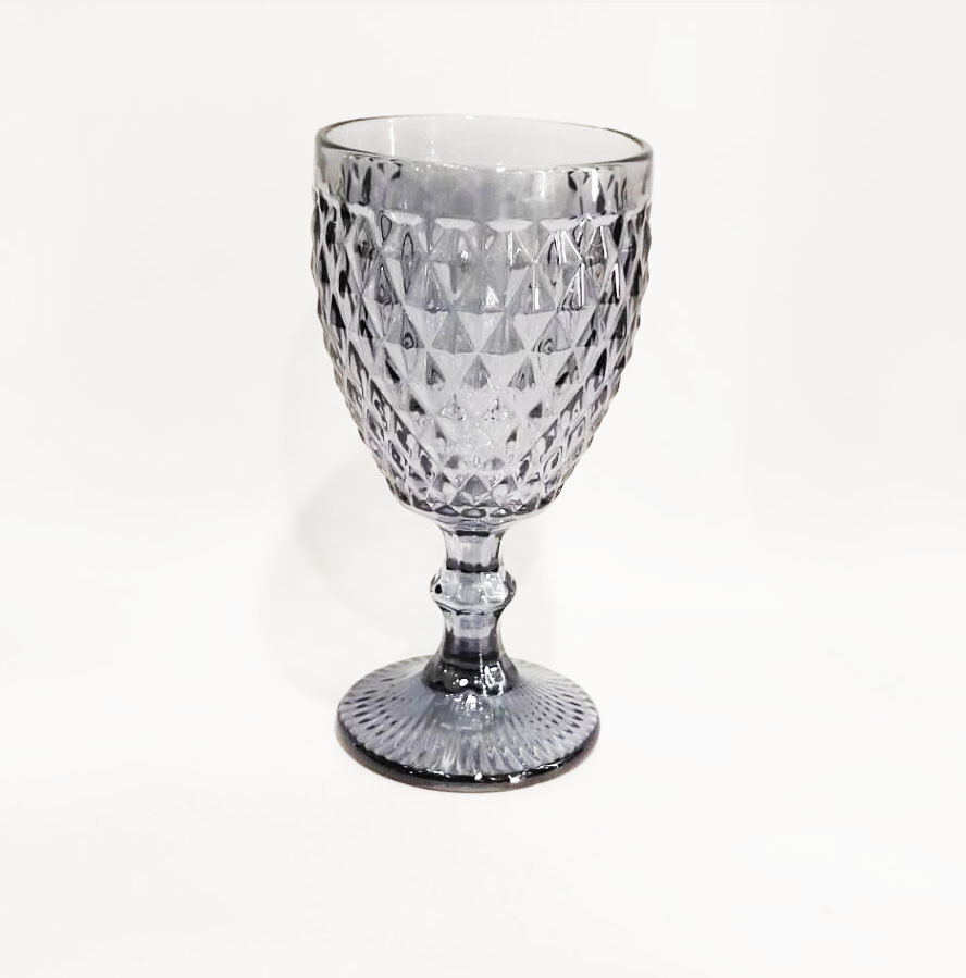 厂家直销创意高端欧式复古浮雕玻璃杯，红酒杯，果汁杯彩色高脚杯详情15