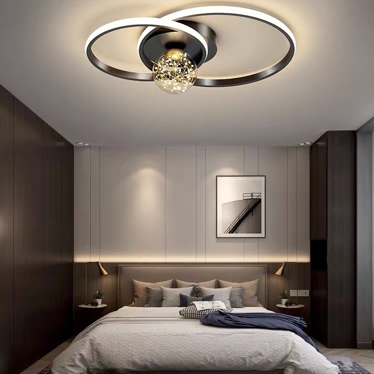 The 2021 new master bedroom light luxury ins starry sky ceiling light is a popular female lighting fixture. It is simple and modern