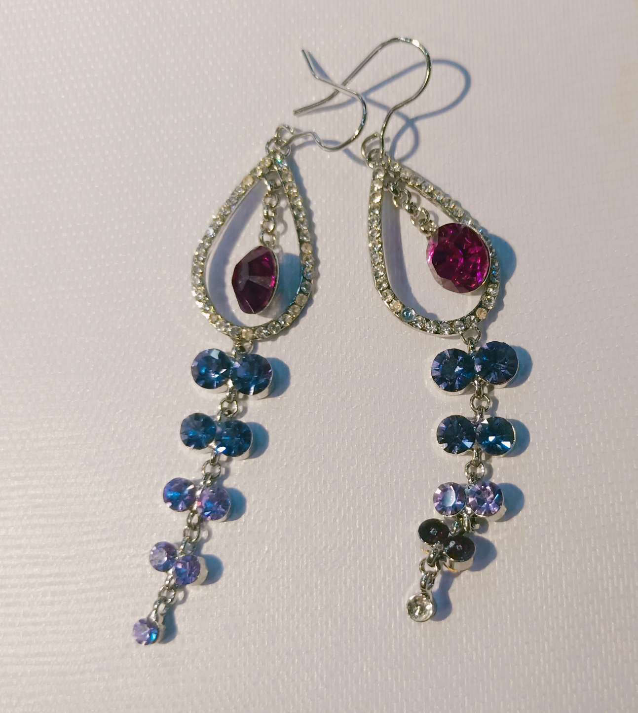 新光货施华洛世奇水晶耳环细节图