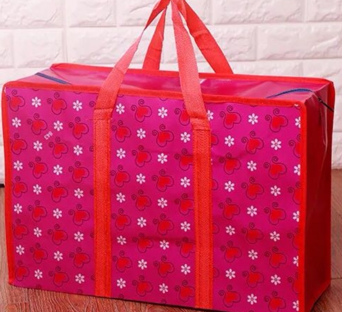 6 fuente patrón de fábrica de varios tipos, puede elegir cualquier bolsa tejida, bolsa de mudanza, bolsa de equipaje, exportación a los principales países, detail image 1