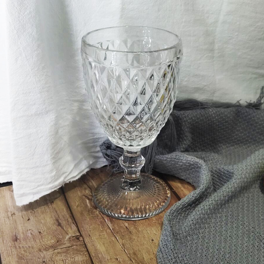 厂家直销创意高端欧式复古浮雕玻璃杯，红酒杯，果汁杯彩色高脚杯详情18