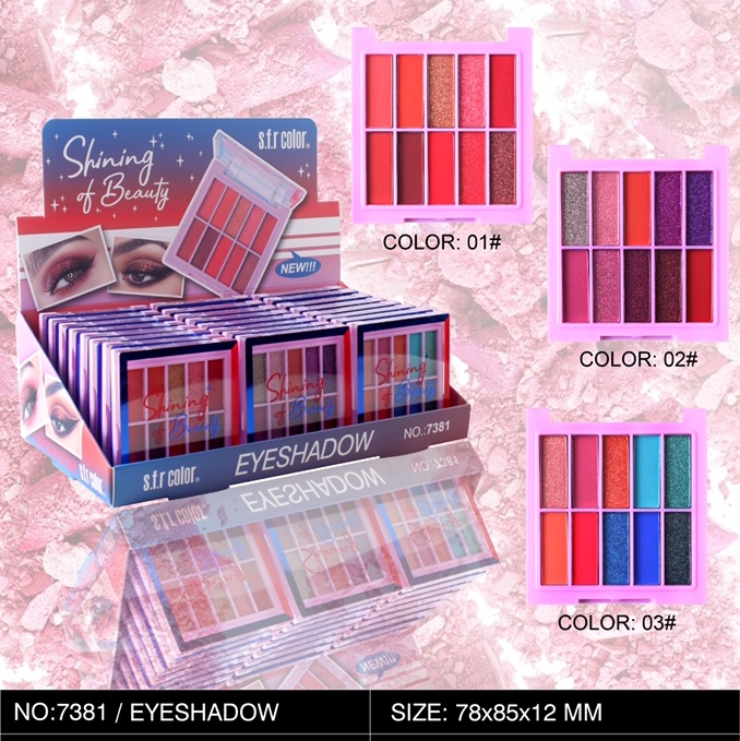 眼影盘 色泽靓丽易上色不易脱妆多色眼影盘