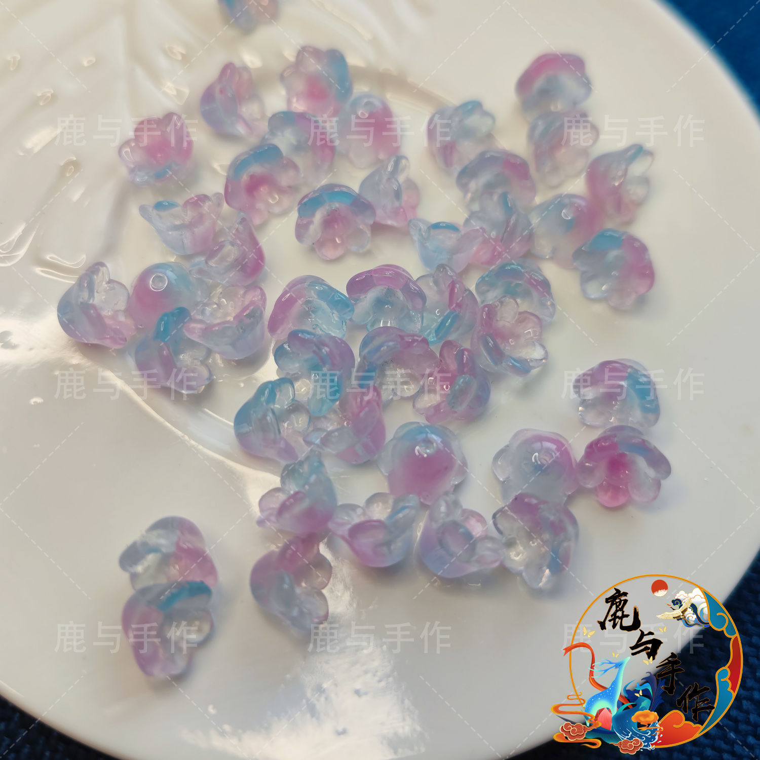 DIY handcrafted materials of Luli Guang, ancient-style hairpins and headwear, crystal scattered beads, tassel pendants, 2472 detail image 6