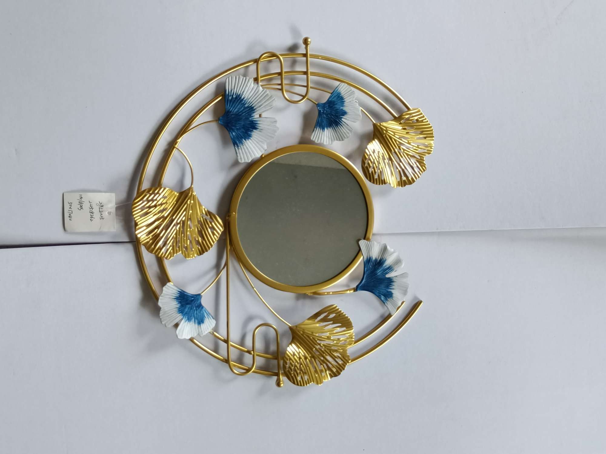 Yuxuan Ironwork's Chinese-Eastern style home decoration items, metal handicrafts, romantic Filling the house, Ginkgo leaf wall hangings, 26 details Picture