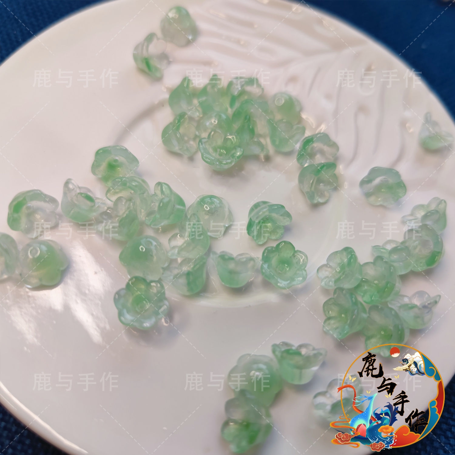 DIY handcrafted materials of Luli Guang, ancient-style hairpins and headwear, crystal scattered beads, tassel pendants, 2478 detail image 5