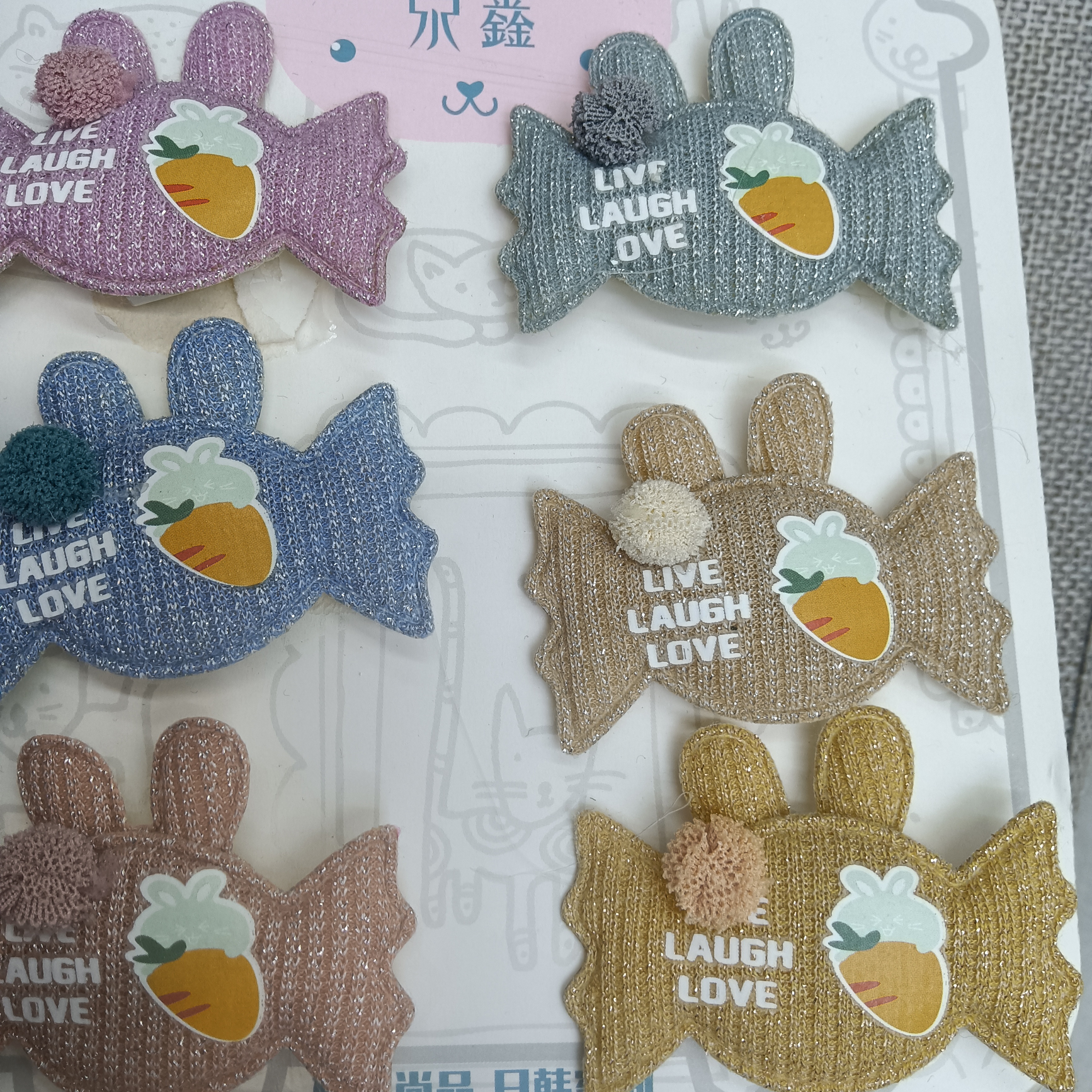 Bunny ears with candy