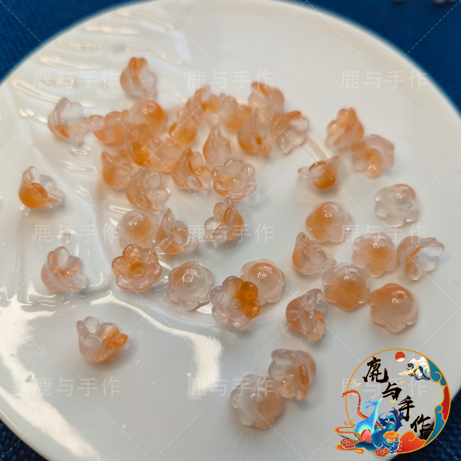 DIY handcrafted materials of Luli Guang, ancient-style hairpins and headwear, crystal scattered beads, tassel pendants, 2478 detail image 6