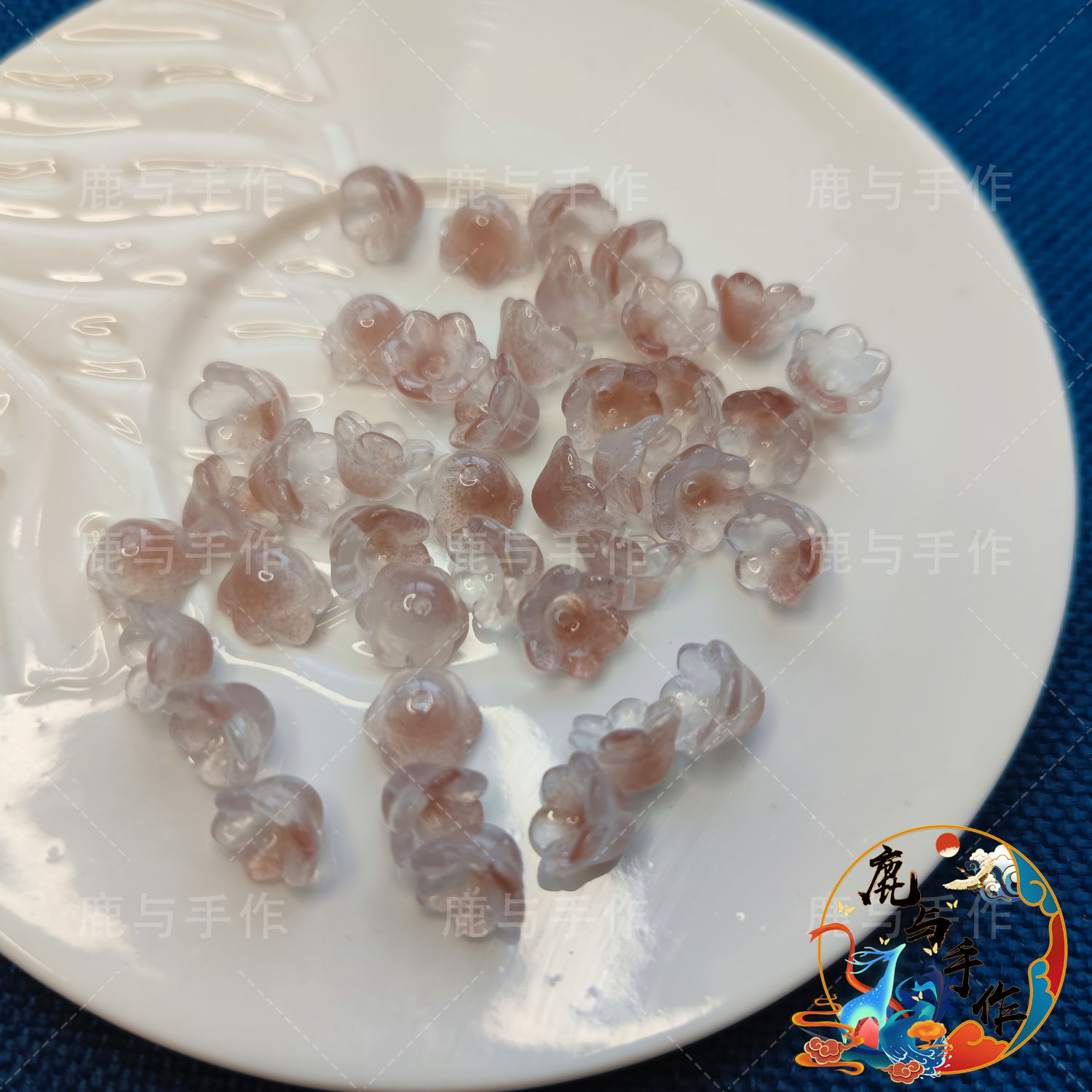 DIY handcrafted materials of Luli Guang, ancient-style hairpins and headwear, crystal scattered beads, tassel pendants, 2472 detail image 2