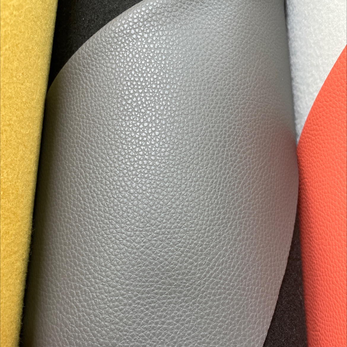 Four Seasons Lychee leather fabric, leather bags, sofas, accessories, soft furnishings, belts, dark grey sjlz008 Four Seasons Lychee leather fabric, leather bags, sofas, accessories, soft furnishings, belts, dark grey sjlz008