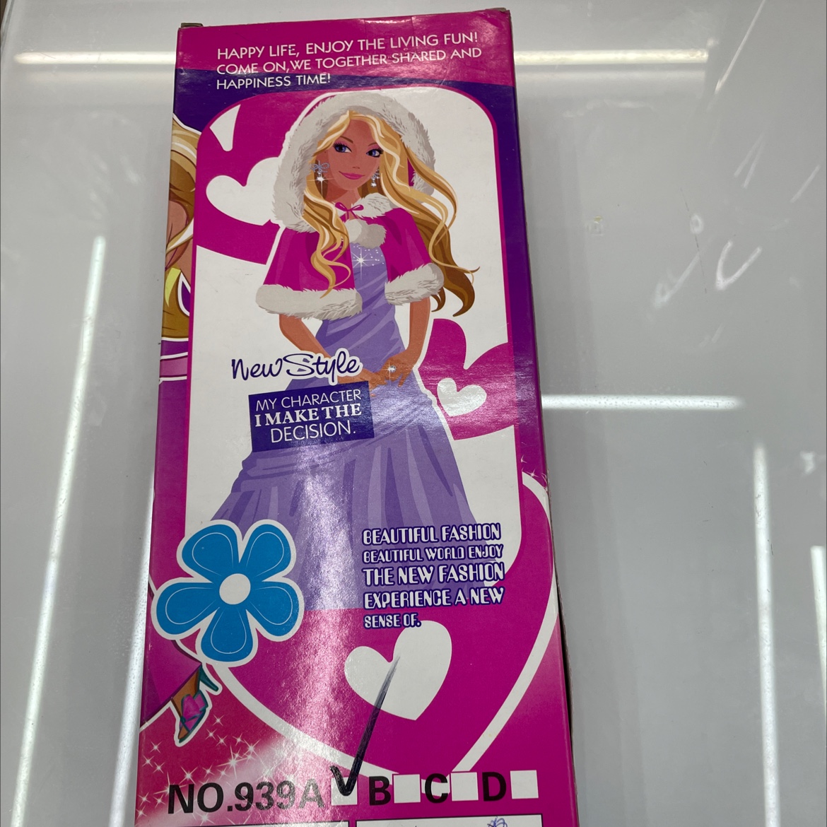 939A Barbie doll Specification image