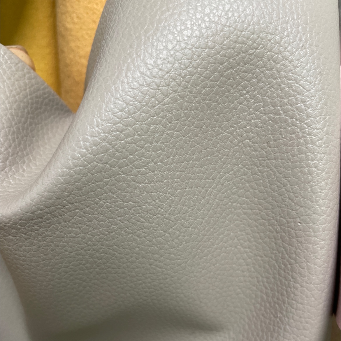 Four Seasons Lychee leather fabric, leather bags, sofas, accessories, soft furnishings, belts, deep khaki sjlz012 Item Picture