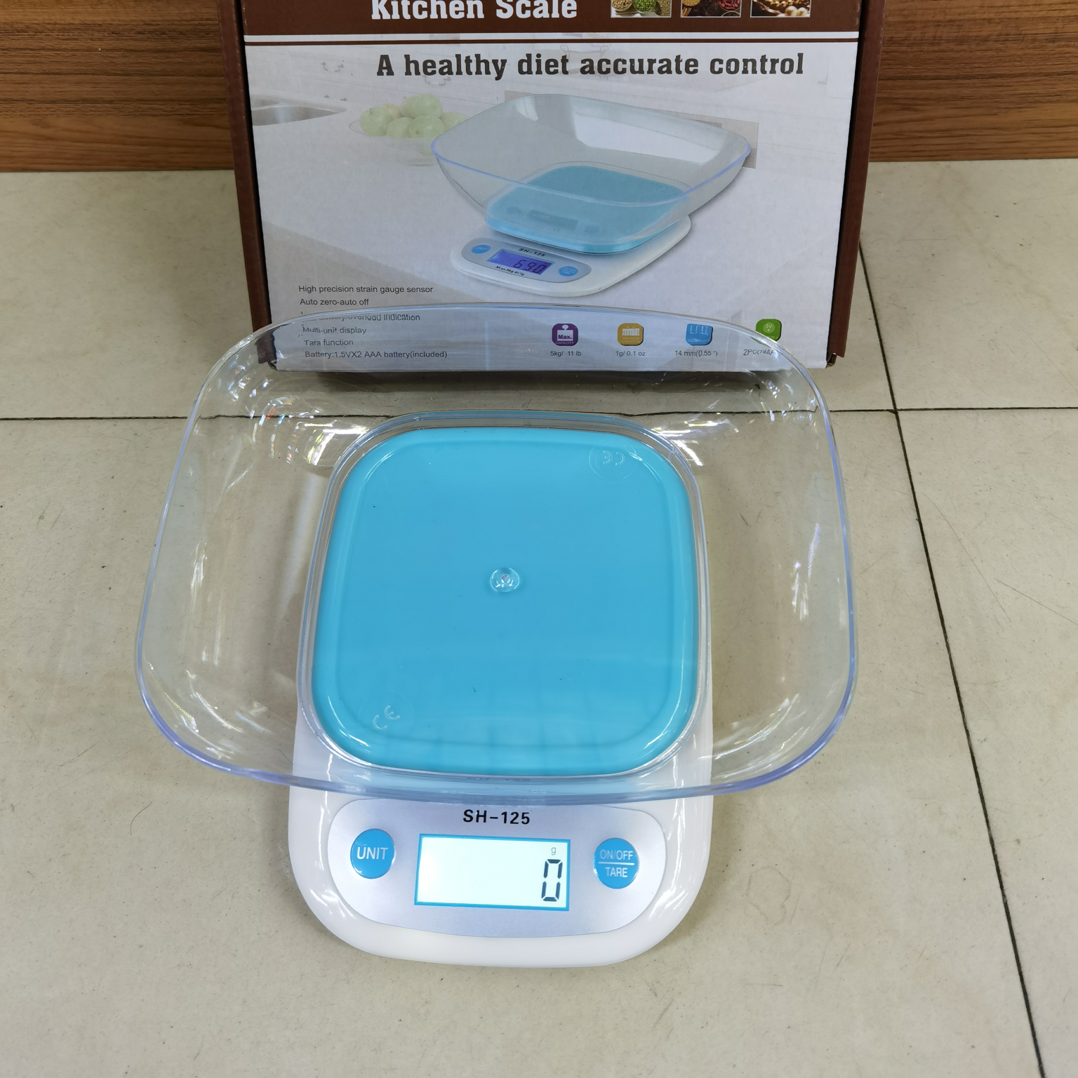 高精度厨房秤烘焙电子秤家用小型克重精准称重食物克称小秤器数度带碗