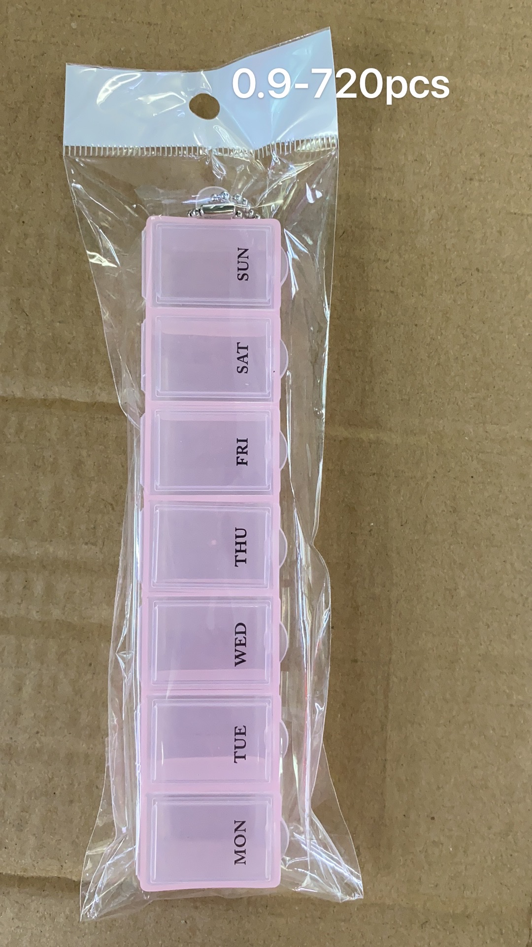 义乌好货14格丸盒彩色便携式细节图