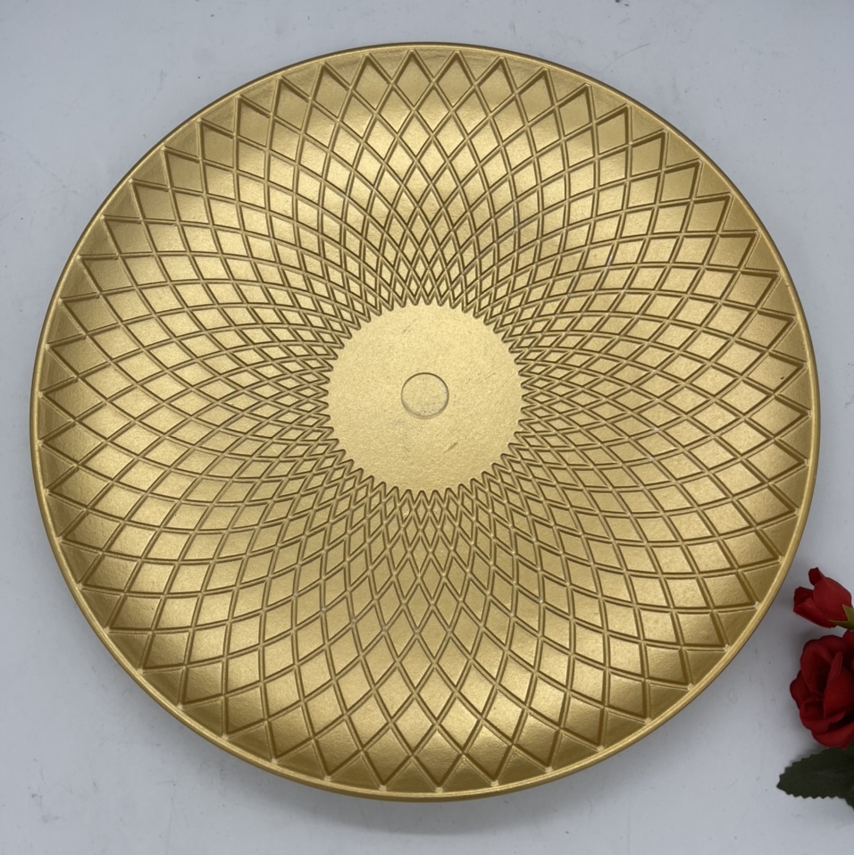Light luxury home fruit plate, snack plate, living room coffee table, fruit plate, hotel front desk candy plate, key tray, ornaments, 116 Love Home Craft 04