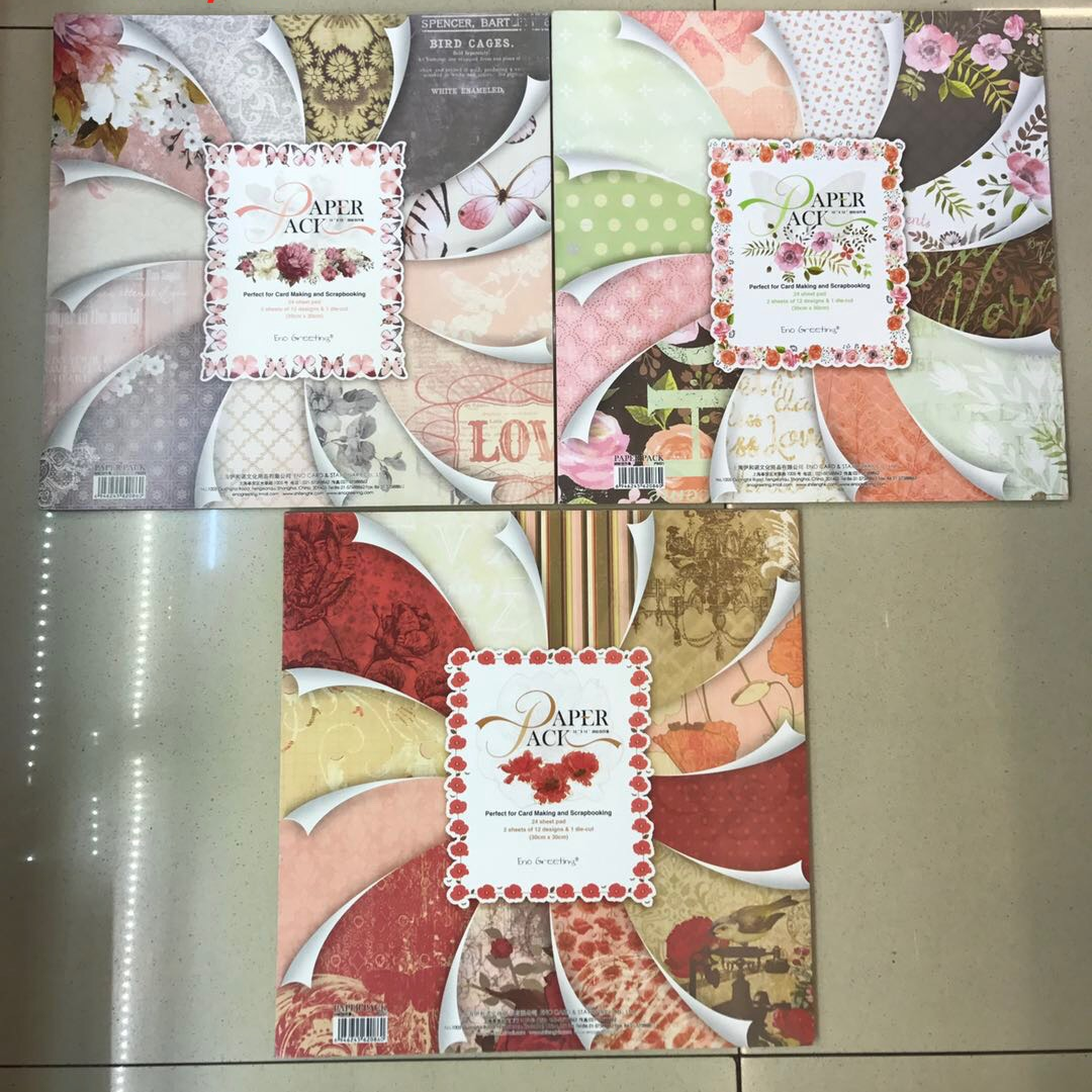 620860缤纷创作集相册纸24张 ps20－22 30.5*30.5cm 12英寸