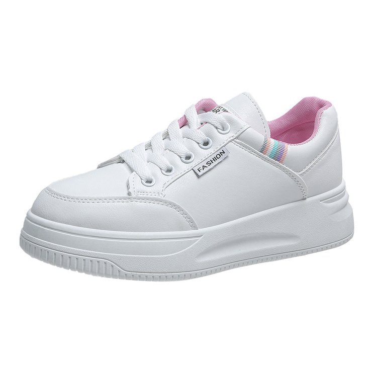 小白鞋女2021春秋新款韩版厚底休闲鞋松糕运动百搭板鞋子女ins潮