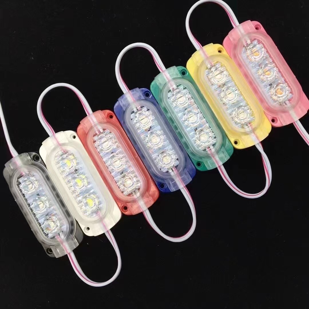 Car LED module, three lights
