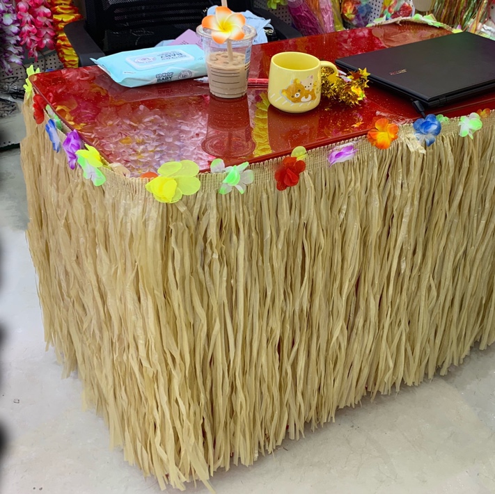 夏威夷桌裙