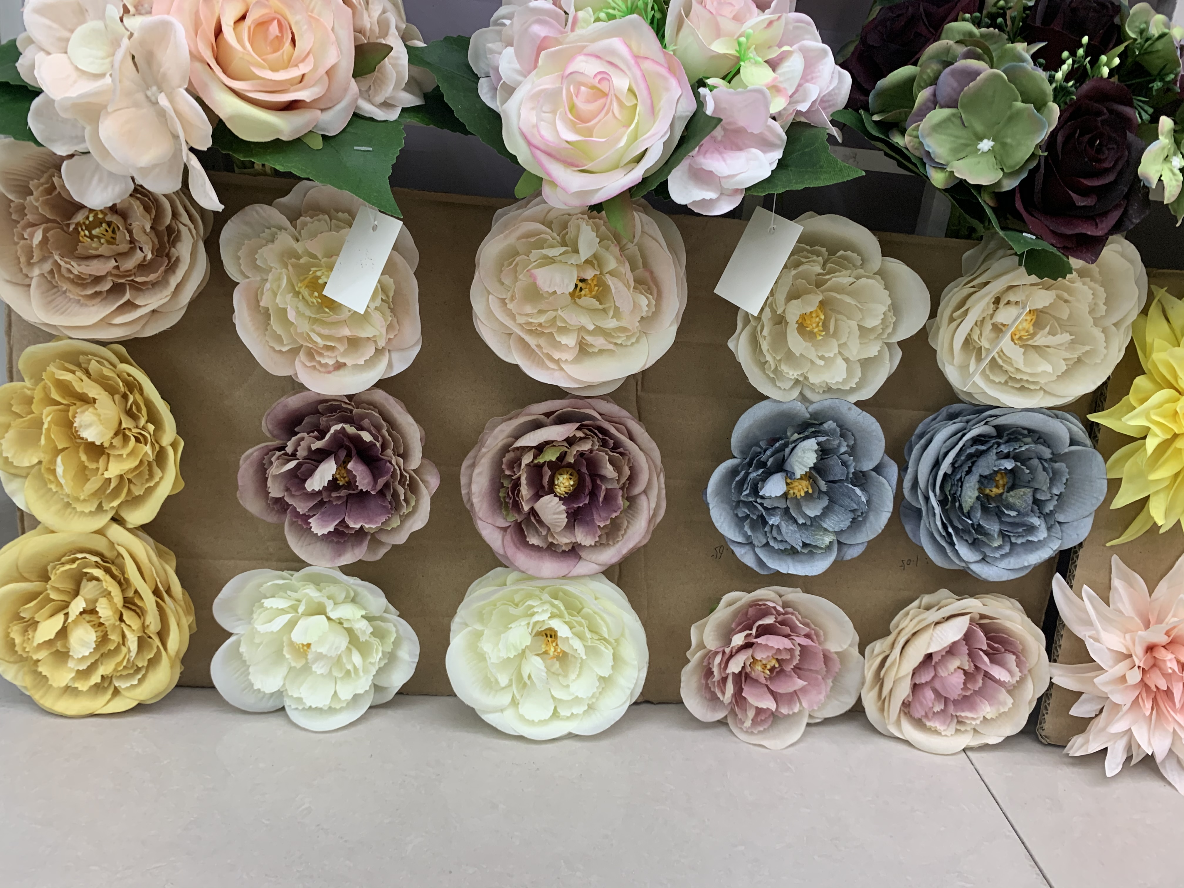 Artificial flowers, artificial plants, garden flower accessories, photo props, flower heads 12222 detail image 4