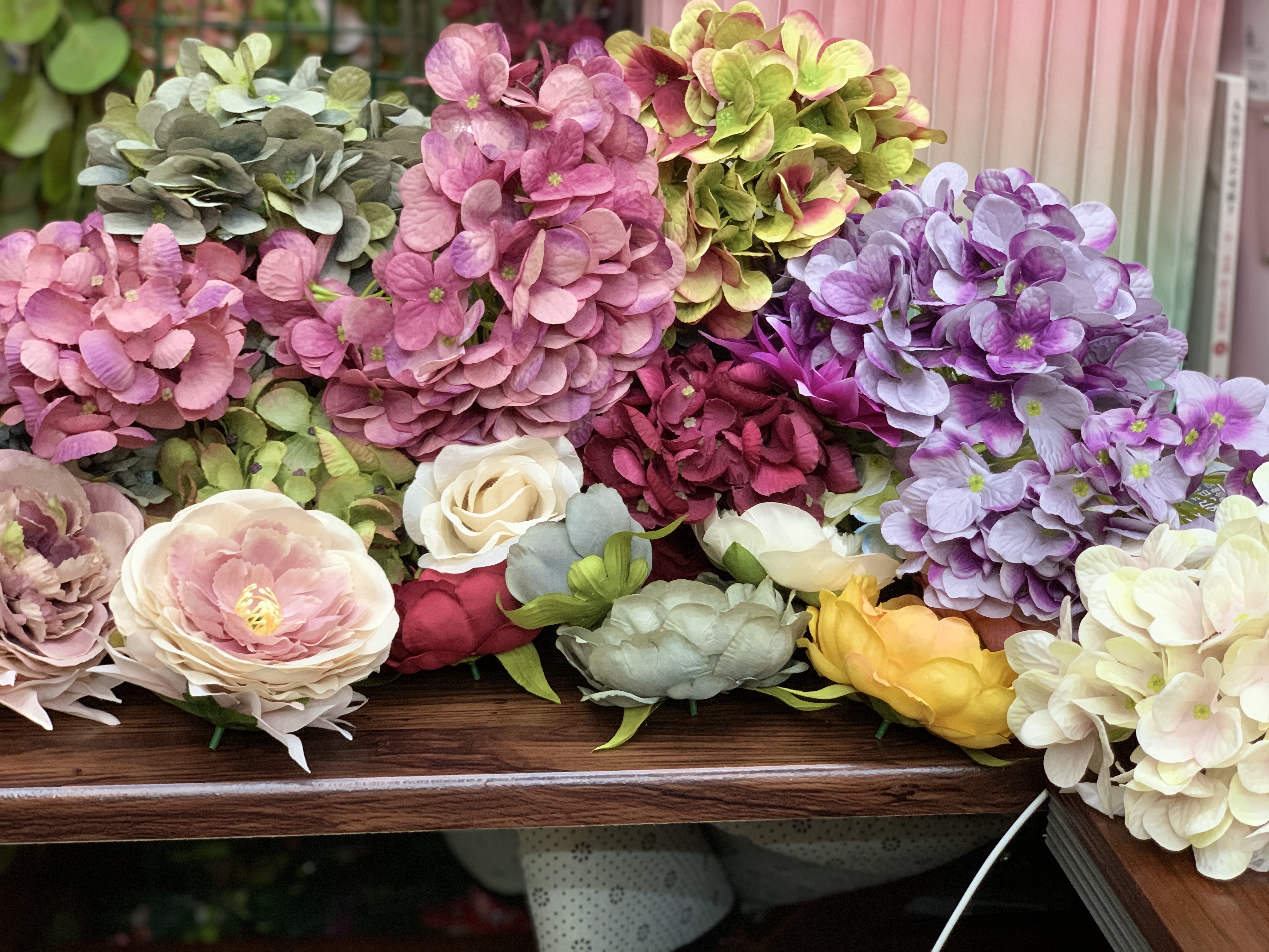 Artificial flowers, artificial plants, garden flower accessories, photo props, flower heads 12222 detail image 6