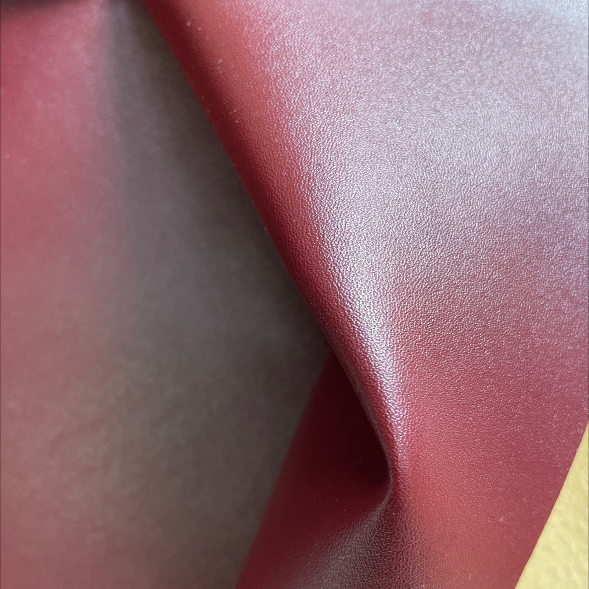 Fine-grained Napa leather fabric, leather bags, sofas, accessories, soft furnishings, belts, wine red xwnp010 Item Picture