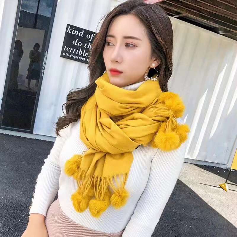 单色羊膨毛球款详情图3