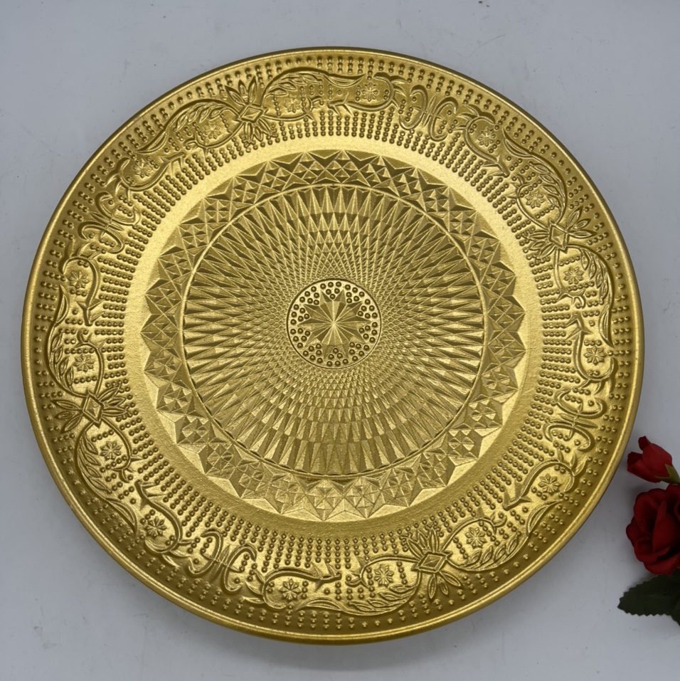 Light luxury home fruit plate, snack plate, living room coffee table, fruit plate, hotel front desk candy plate, key tray, decorative items 117 Love Home Craft 05