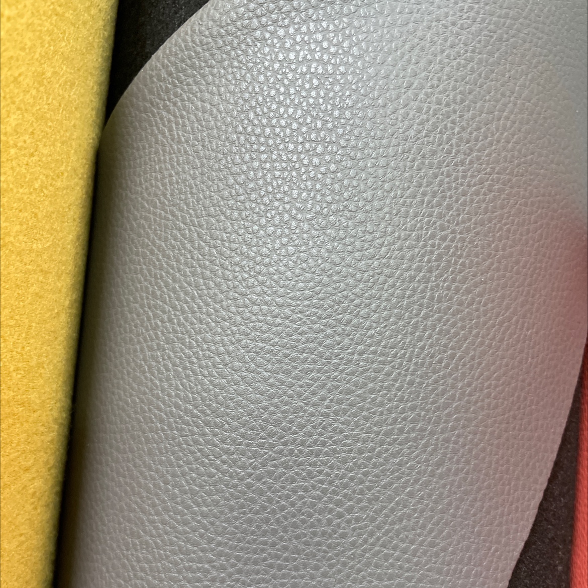 Four Seasons Lychee leather fabric, leather bags, sofas, accessories, soft furnishings, belts, dark grey sjlz008 Application Scenario