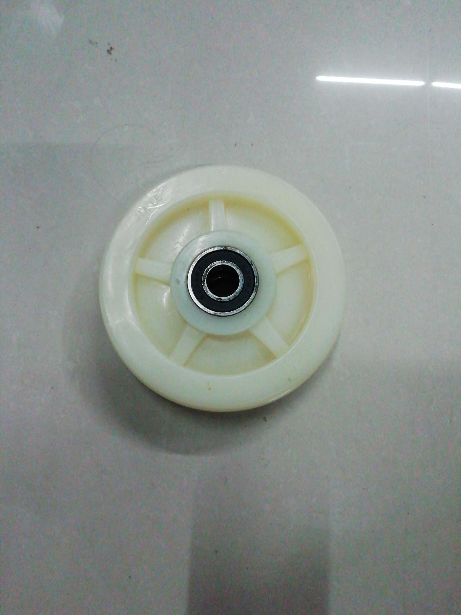6-inch Jiale white nylon wheel plates details Picture