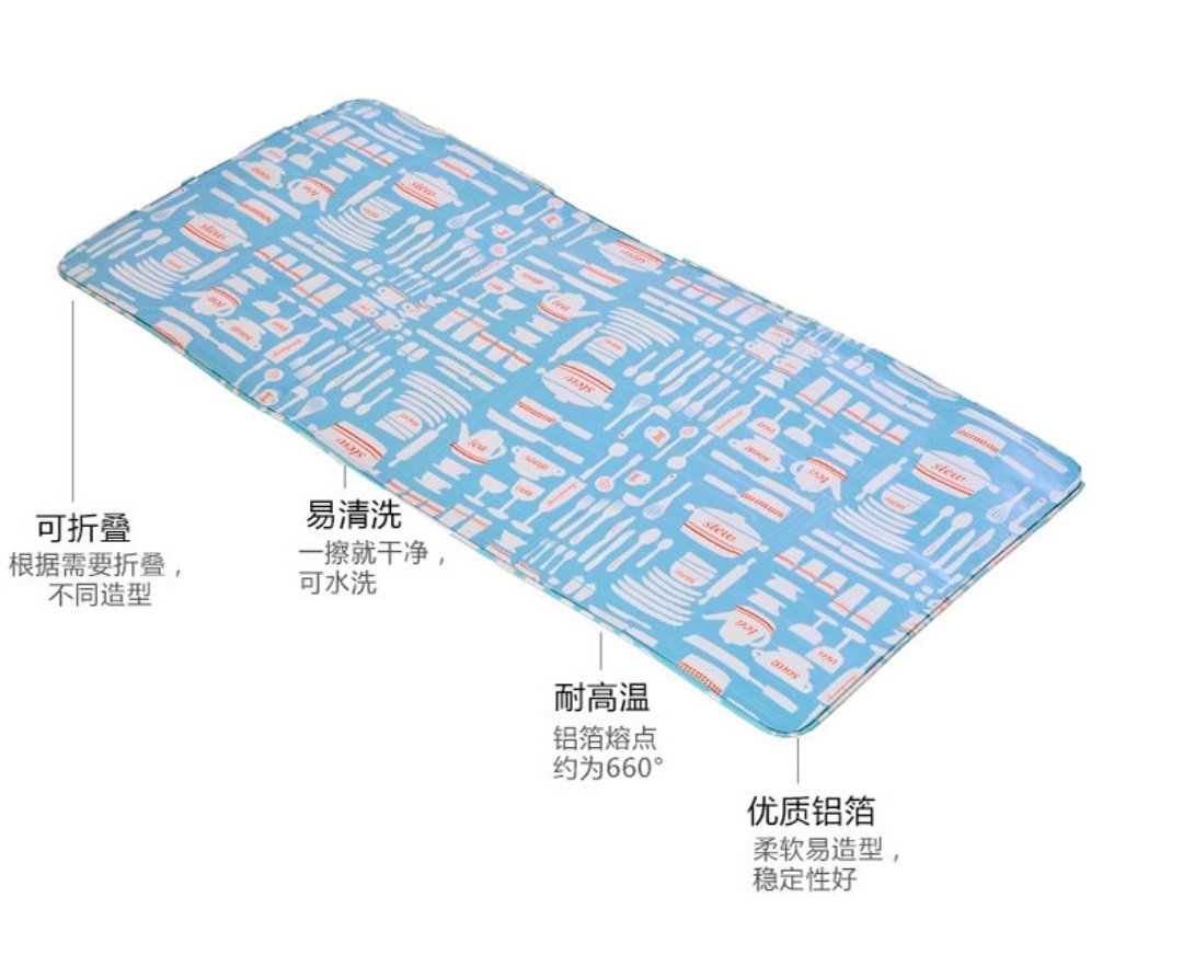 高款花型挡油板隔热板超薄铝箔板详情图6