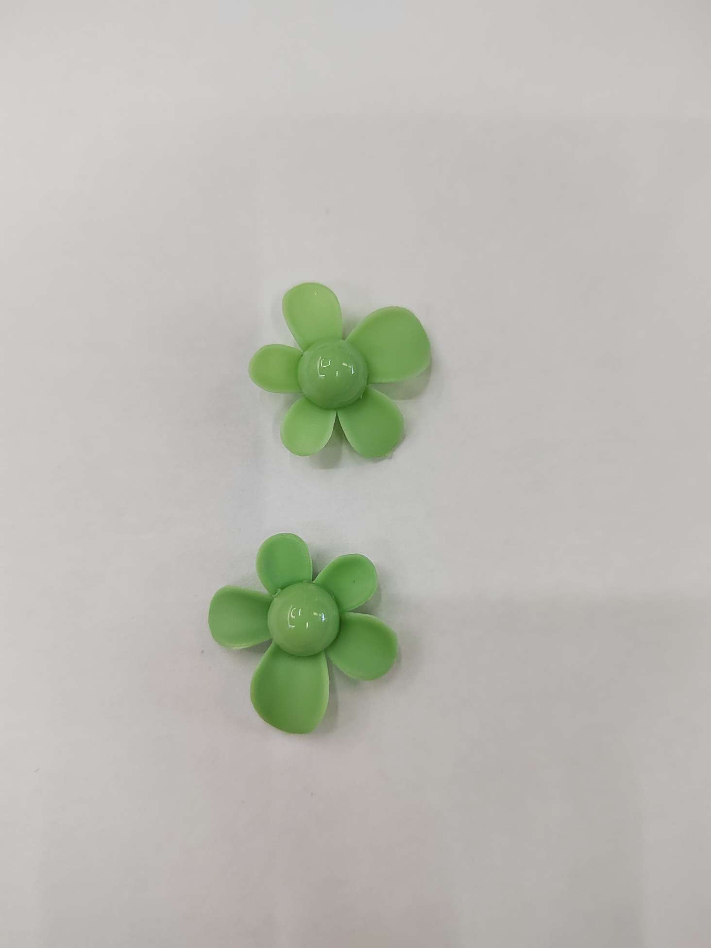 小花pvc五花瓣小花鞋花细节图