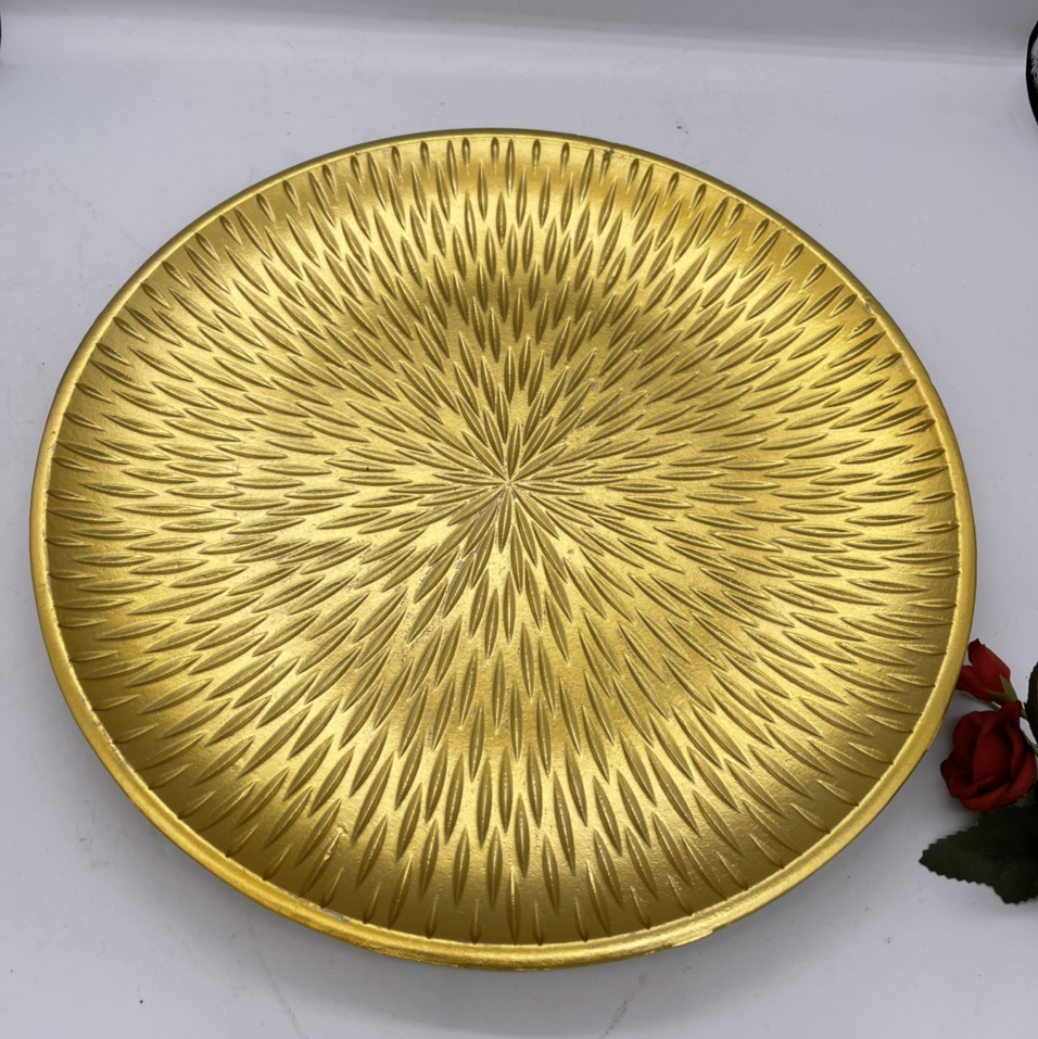 Light luxury home fruit plate, snack plate, living room coffee table, fruit plate, hotel front desk candy plate, key tray, decorative items, 112 Love Home Craft 05