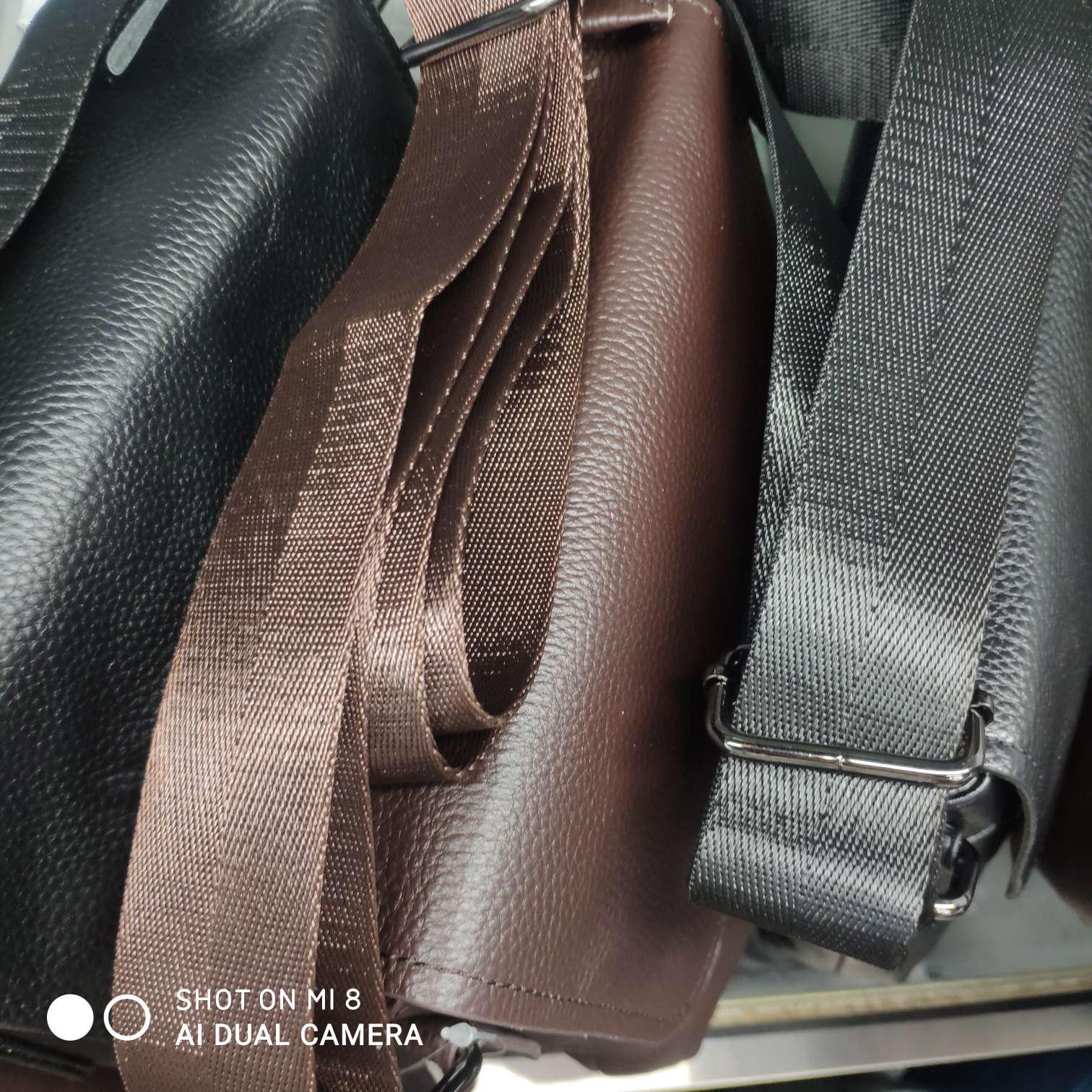 Men's Shoulder Bag Crossbody Bag Business Bag Cowhide Item Picture