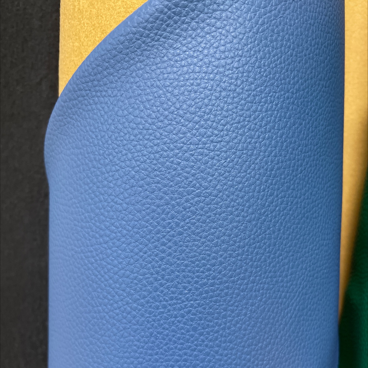 Four Seasons Lychee leather fabric, leather bags, sofas, accessories, soft furnishings, belts, grass LAN sjlz018