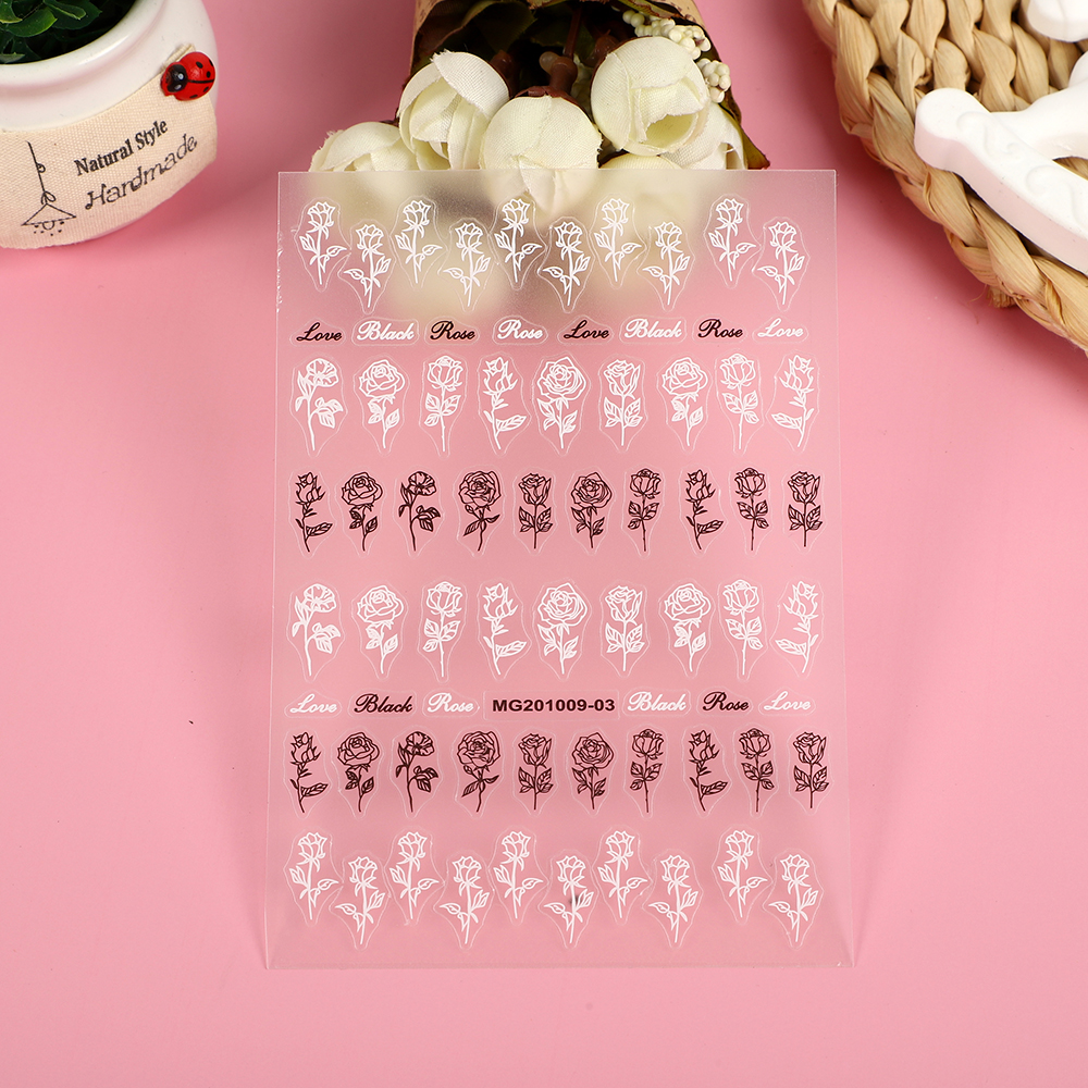 美甲贴纸背胶指甲贴粘贴性好，真实感强，图案非常的清晰，款式多多，厂家直销薄韧新工艺带胶贴纸款式多