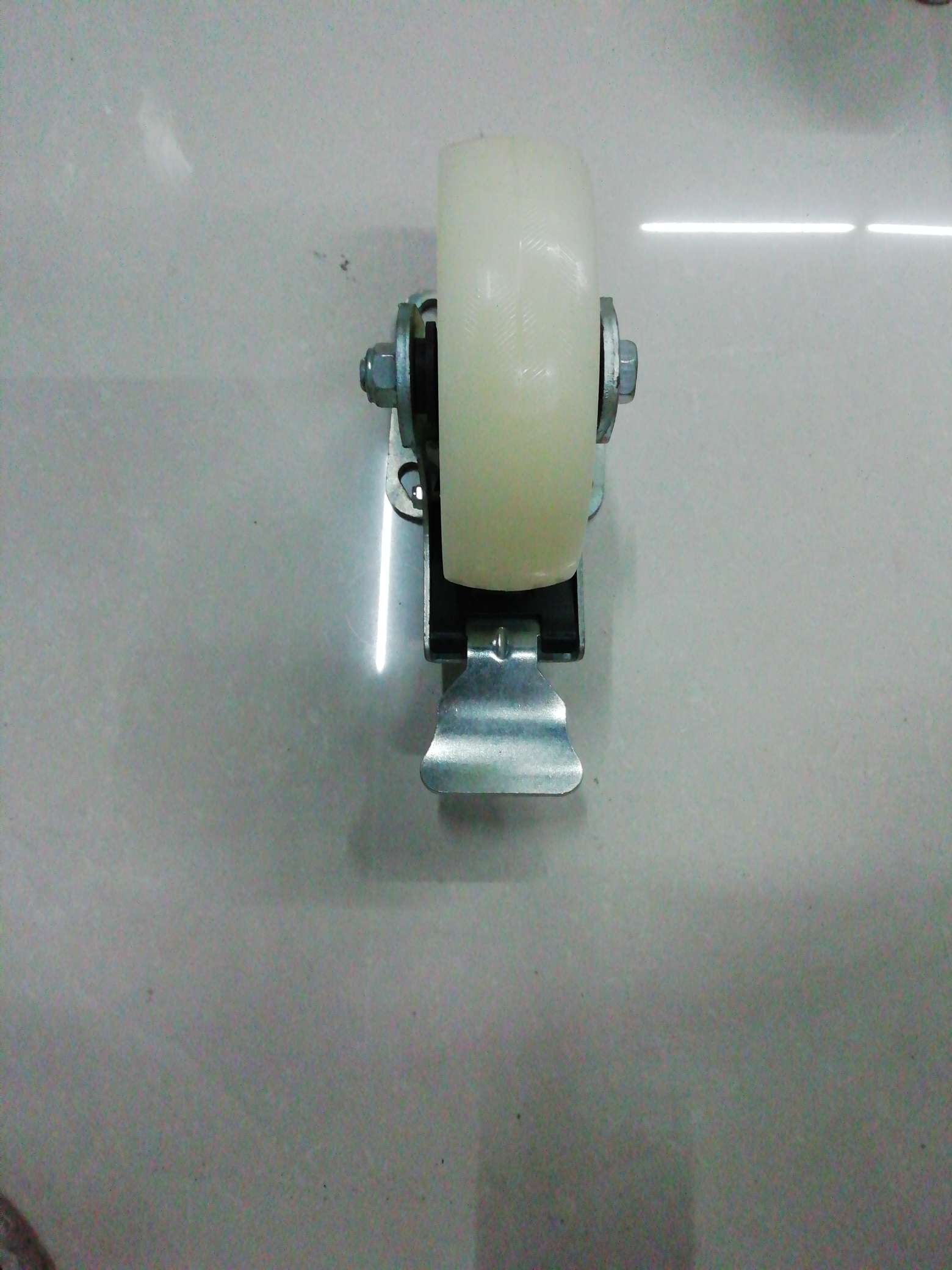 6-inch Jiale white nylon brake wheels Specification image
