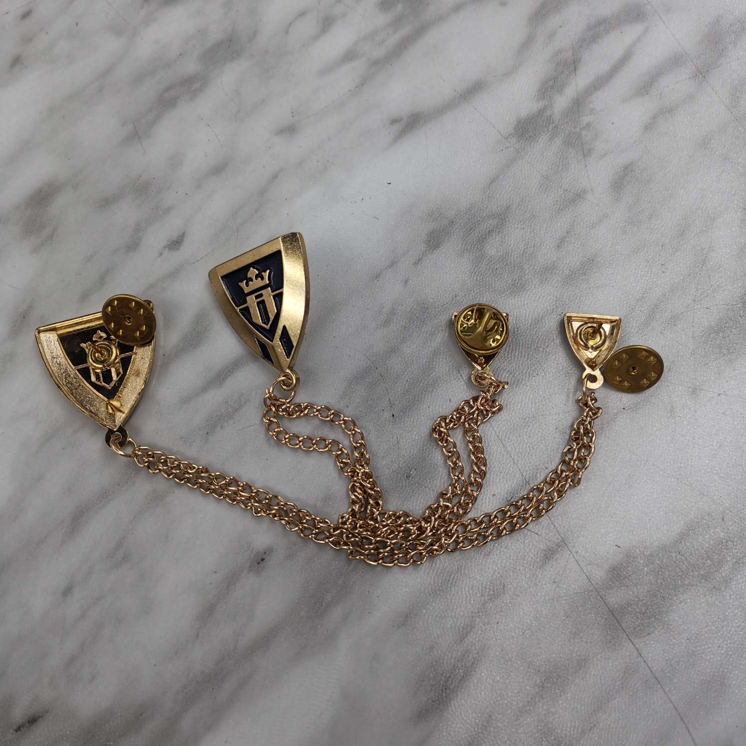Factory Direct Fashion Simple Clothing Decoration Gold Badge Chain 003 details Picture