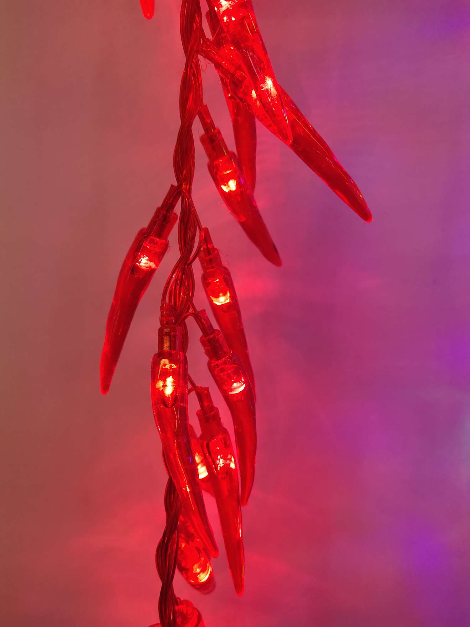 喜庆LED彩灯创意新年装饰辣椒中国结红灯笼款式802－2 插电款详情1