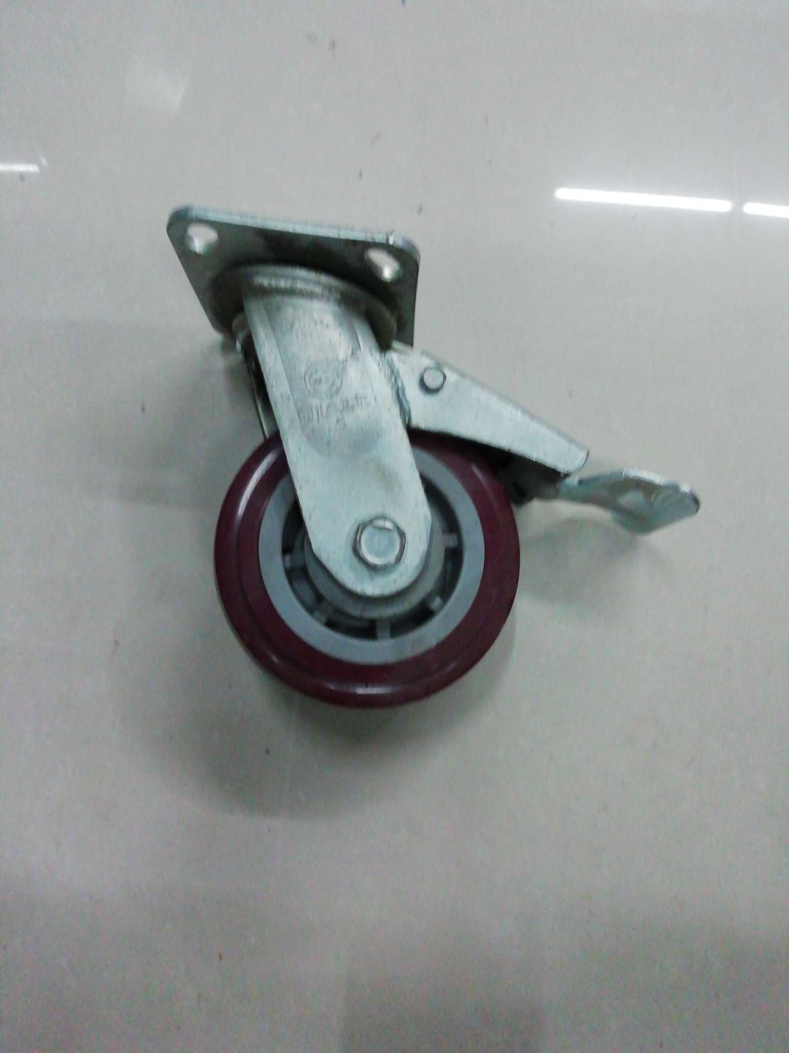 Jiale 5-inch heavy-duty polyurethane brake wheels Specification image