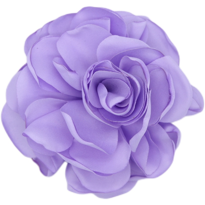 茶花烧边花手工辅料花衣服辅料帽子辅料饰品首饰配件花类配件