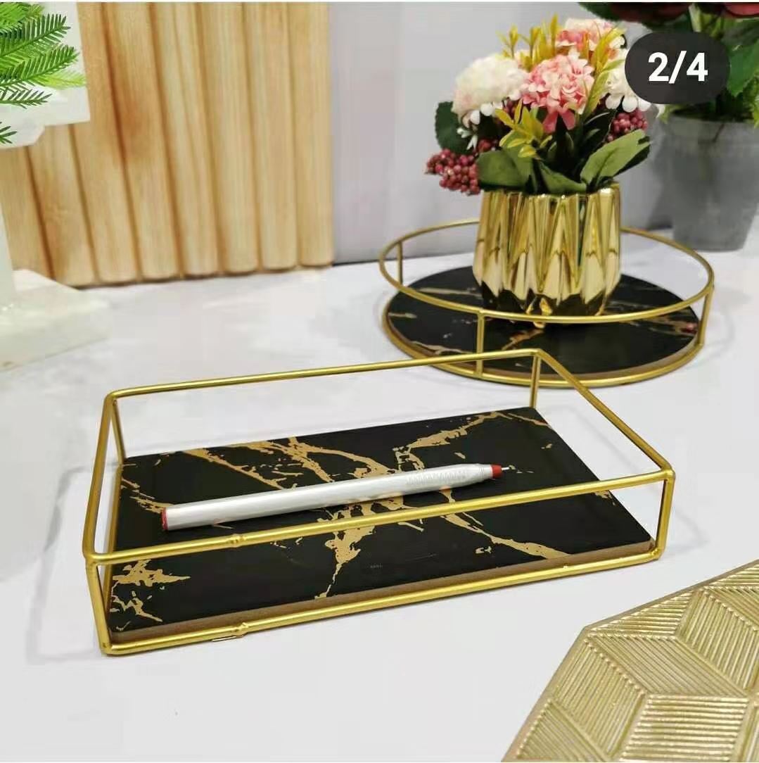 Yuxuan Ironwork - Middle Eastern-style home decoration items, metal handicrafts, European-style small trays, Ironwood knots, name P001 details Picture