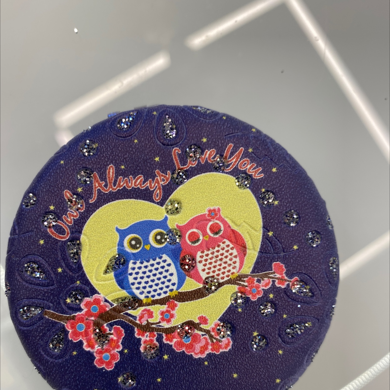 猫头鹰/工艺礼品/镜子白底实物图
