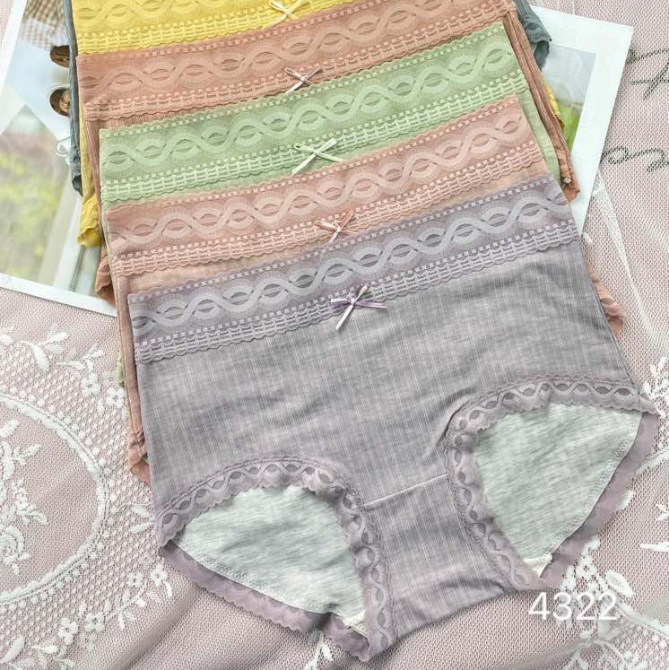 内裤女士性感夏季薄款全纯棉抗菌档甜美日系少女生蕾丝三角短裤头