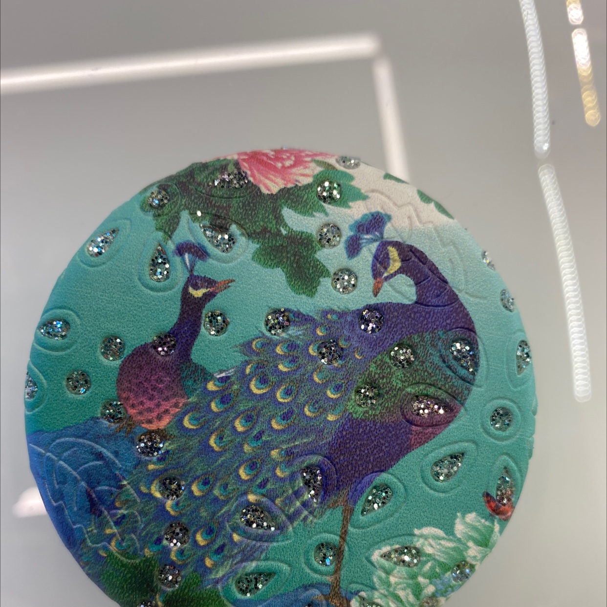 孔雀/镜子/礼品白底实物图