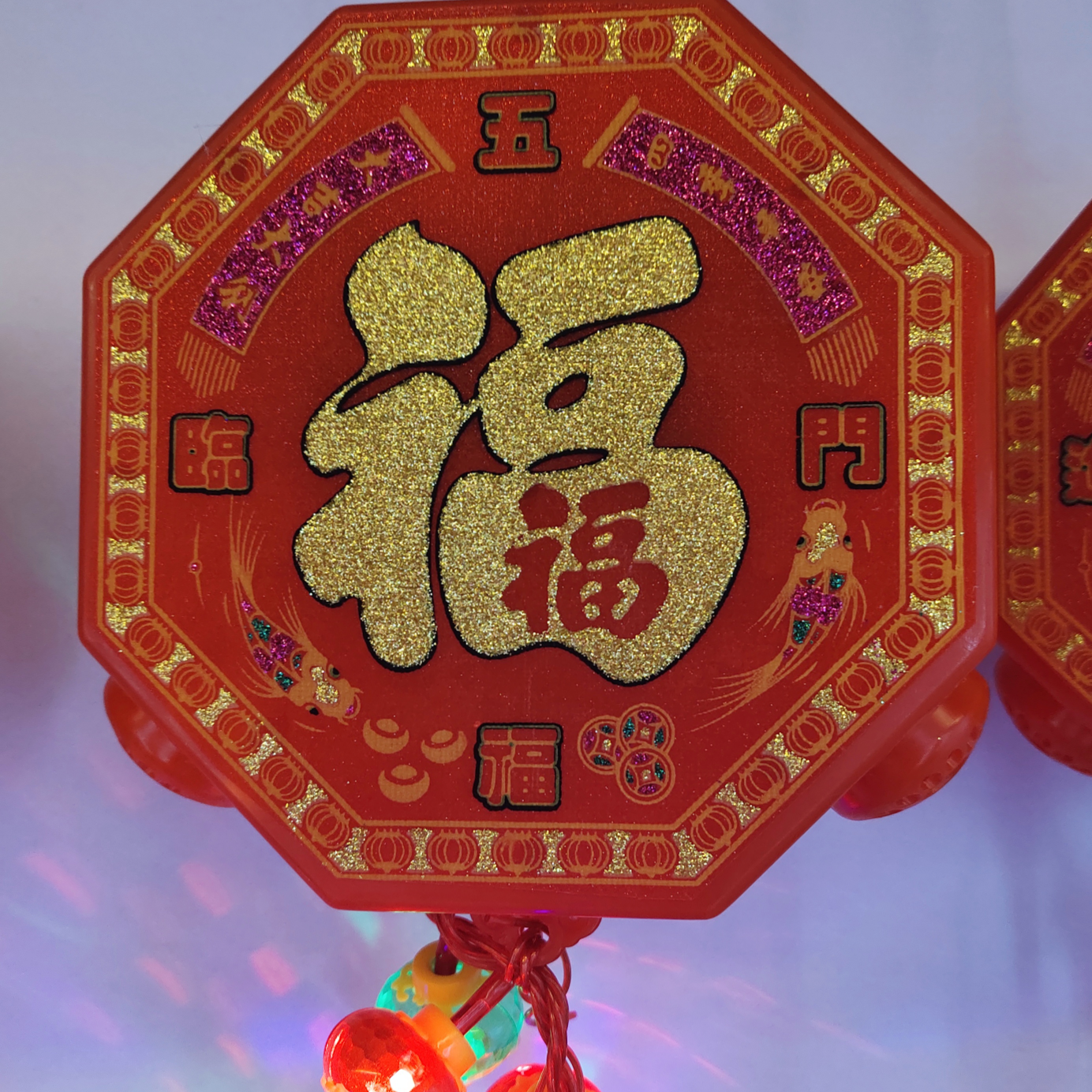 喜庆LED彩灯创意新年装饰辣椒中国结红灯笼款式802－2 插电款详情图1