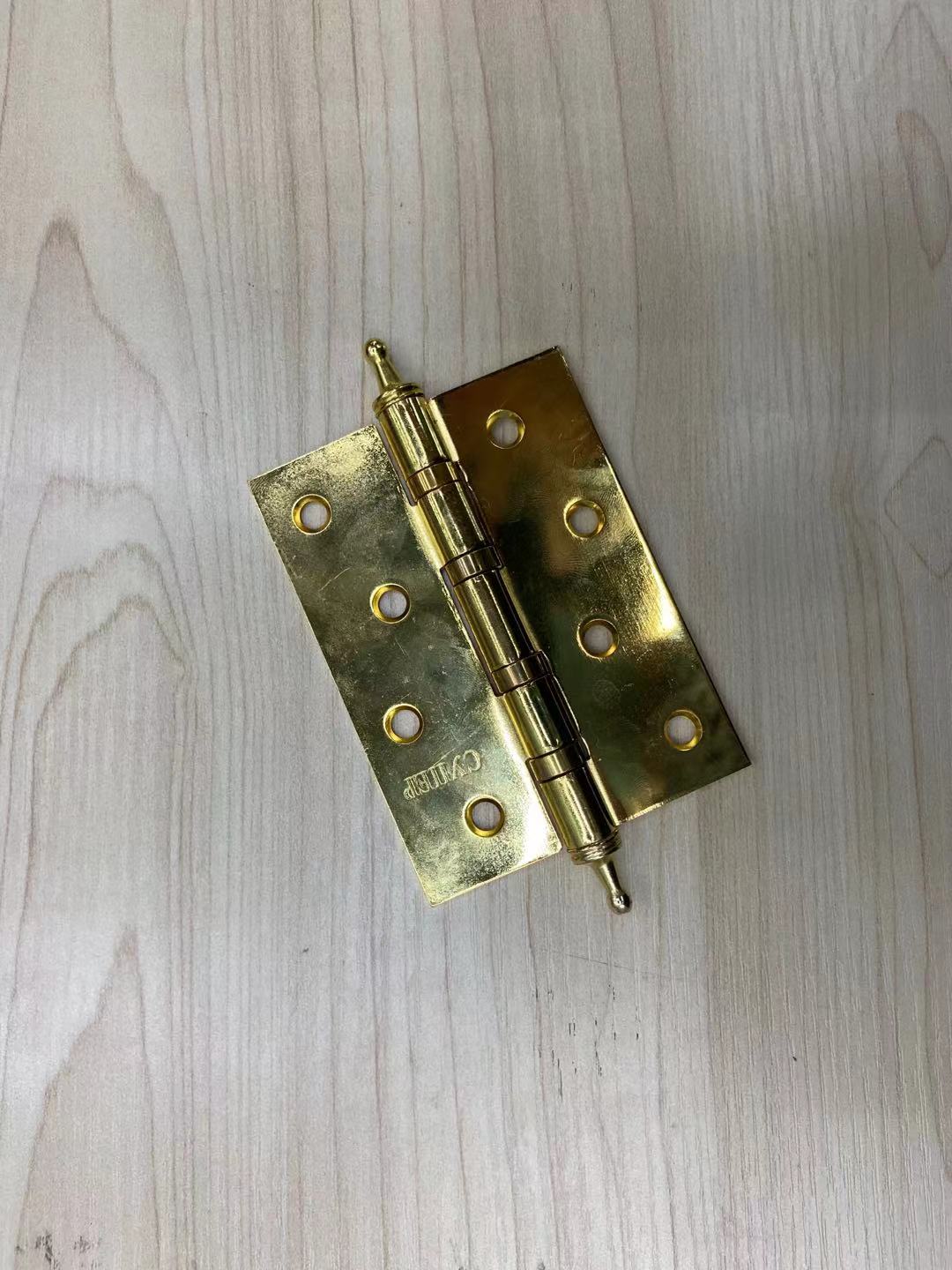 1805  5寸平开皇冠头合页 5*3*3mm*4BB 亮铬白底实物图