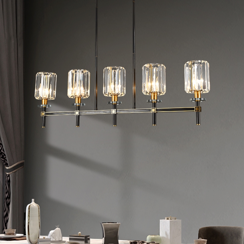 7892 Snow Seeking Plum Blossoms Retro All-copper Zen-inspired New Chinese-style chandelier for living room, dining room, study, tea room and villa