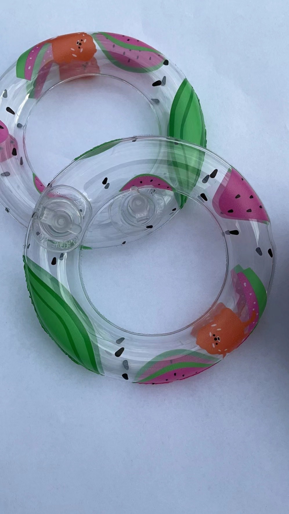 Internet Celebrity Ice Cream Ring Inflatable Toy Cup Swimming Ring details Picture