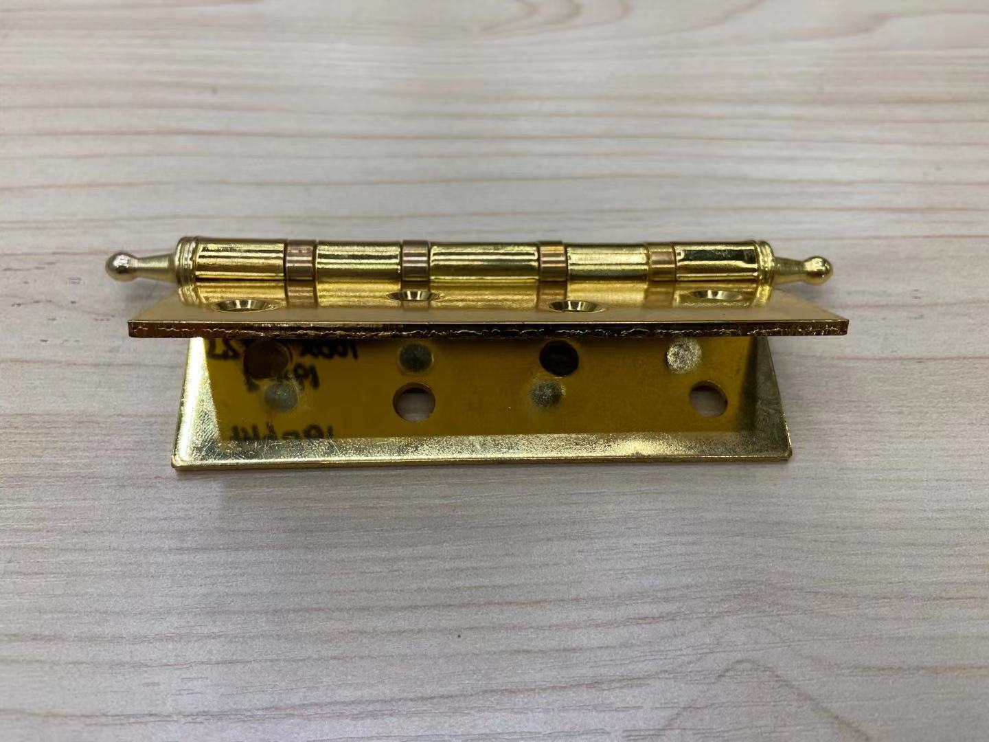 1805  5寸平开皇冠头合页 5*3*3mm*4BB 亮铬细节图