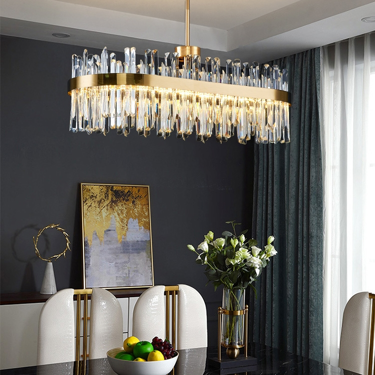 Retro-style living room chandelier, Chinese-style dining room lighting, grand, light luxury, modern and simple all-copper chandelier